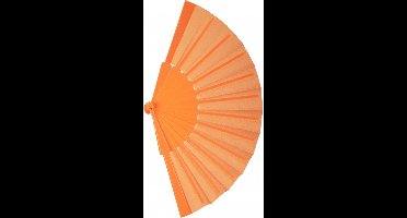 Waaier - Oranje - Verkleedaccessoire - Spaans - Festival - Een Stuk