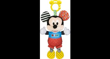 Clementoni - Baby - Mickey Mouse - Eerste activiteiten - Interactieve Knuffel - Sensorisch Speelgoed - vanaf 6 maanden