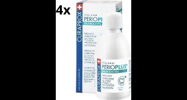 Curaprox Perio Plus Balance CHX 0.05 Mondspoeling - 4 x 200 ml - Voordeelverpakking