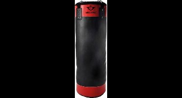 Bokszak 10 kg PVC leer, rood/zwart