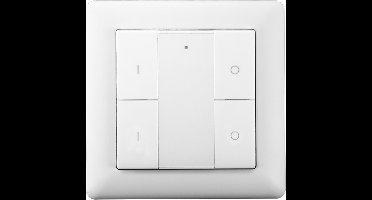 EcoDim - Draadloze Schakelaar - Smart WiFi - ED-10012 - ZigBee - 2-voudig Schakelaar - Wit