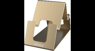Akasa Aries Pico, aluminum phone & talbet stand, gold color