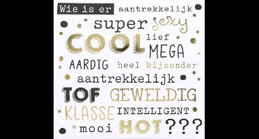 Depesche - Pop up muziekkaart met licht en de tekst "Wie is er aantrekkelijk, super sexy ..." - mot. 031