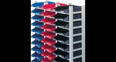 Brievenbak Leitz Plus stapelelement grijs | 6 stuks