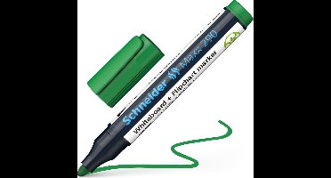 Schneider whiteboard marker - Maxx 290 - ronde punt - groen - voor whiteboard en flipover - S-129004