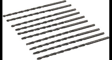 Silverline Lange Metaalboor Rolgewalst HSS-R - 3 x 100 mm - 10 stuks