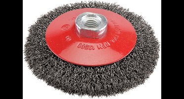 Silverline Staalborstel - Gegolfd Staaldraad - Ø 115 mm - Voor Roestverwijdering en Ontbramen