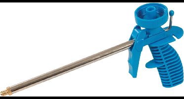 Silverline Lichtgewicht purpistool - roestvrijstalen cilinder - messing mondstuk - 200 mm - inclusief 2 buizen