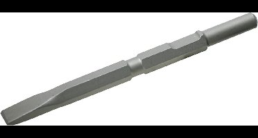 Silverline Beitel - gezandstraald - gehard staal - 25 x 380 mm - zeskant schacht