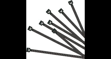 ProPlus Kabelbinderset - 100, 150 en 200 mm - 60 stuks - Zwart - Hoge treksterkte