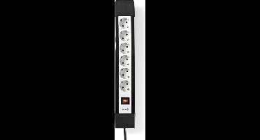 Nedis Stekkerdoos - Randaarde stekker / Type F (CEE 7/7) - 8-wegs - 3.00 m - 3680 W - 16 A - Soort aarding: Zijcontacten - 230 V AC 50/60 Hz - Hoek van stopcontact: 45 ° - H05VV-F 3G 1,5 mm²