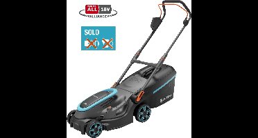 GARDENA PowerMax 37/36V P4A solo Grasmaaier Accu Zonder accu, Zonder lader, In hoogte verstelbare greep 18 V Snijbreedt