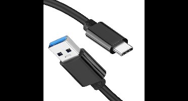 Ntech USB A naar USB C Data/Oplaad kabel voor Geschikt voor Samsung S22 Ultra / Plus / S22 / S21 / S21 Plus / S21 Ultra / S20 / A53