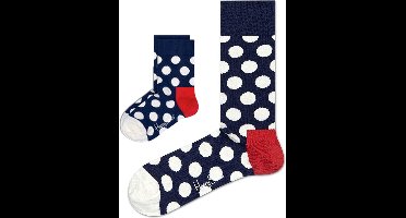 Zo Vader Zo Zoon/Dochter sokken Big Dots Blue | 41 - 46 / 7 - 9 jaar