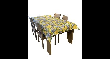 Finesse Tafellaken 100% Polyester - Kleur Geel/Paars/Blauw/Groen - afmeting : 135cmx200cm - Prijs per stuk