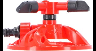 Knol Power Watertwister - Rood/Zwart watersproeier voor in de tuin - 3+ jaar