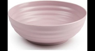 PlasticForte Kommetjes - schaaltjes - dessert/ontbijt - kunststof - D19 x 5.5 cm - oudroze