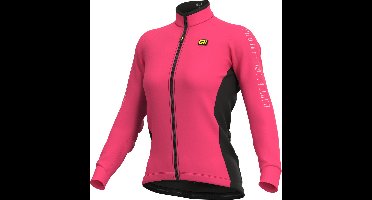 Ale Dames Fietsshirt Lange Mouwen Solid Fondo - Zwart - M - Valt klein