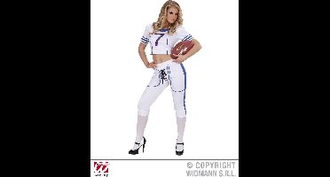 "Vermomming als american footballspeler voor volwassen vrouwen - Verkleedkleding - Small"
