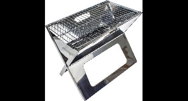 United Entertainment - Draagbare Barbecue - Notebook BBQ - RVS