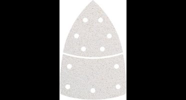 Hechtschuurblad 2 delig 95mm K180 2 delig per 10 stuks