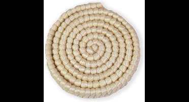 Witbaard Wolcrêpe 100 Cm Schapenwol Wit