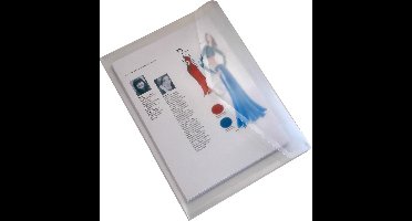 EXXO-HFP #90461 - A5 Documentenmap - Landschap model - Klitsluiting - Kleurloos - 10 stuks (1 pak @ 10 stuks)