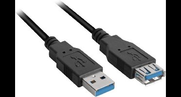 Sharkoon USB 3.0 A Male naar USB 3.0 A Female - 3 m