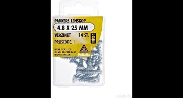 Spaanplaatschroeven Lenskop Pozidriv Verzinkt 4.8x25mm