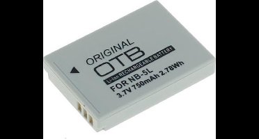 Batterij voor Canon NB-5L 3.7V 750mAh Li-Ion