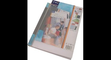 20x EXXO-HFP #20260 FLEXY Presentatie Ringband - A4 2-Rings 16mm - Wit - Fronttas