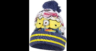 Minion undercover muts maat 54 blauw