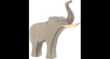 Ostheimer houten olifant stier speelgoed - handgemaakt en duurzaam.