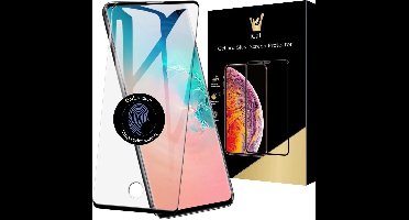 Screenprotector geschikt voor Samsung Galaxy S10 - Tempered Glass Gehard Glas Case-Friendly Screen Protector - Ondersteunt Vingerafdrukscanner