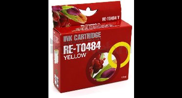 FLWR T0484 geel - Geschikt voor Epson