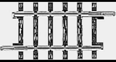 H0 Märklin K-rails (zonder ballastbed) 2202 Rechte rails 45 mm 10 stuk(s)