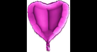 Grabo 18005P-P Heart Shape Balloon Single Pack, Length-18 In