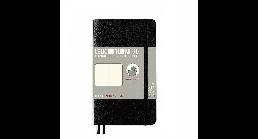 Leuchtturm1917 Softcover Notitieboek Zwart - Pocket - Blanco