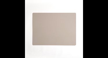 Vacavaliente Placemat & Coasters Rechthoek Placemat - Recycled Leer - 40x30 cm - Grijs