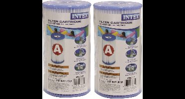 Filterpatroon zwembad 20 cm hoog - 10,5 cm diameter per2 stuks