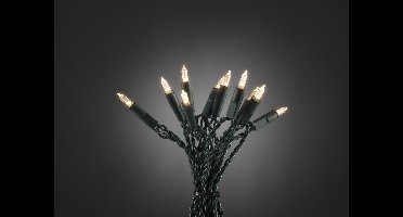 Konstsmide 6304 - Snoerverlichting - 100 lamps pizello LED snoer - rechte lijn - 1485 cm - 230 V - voor binnen - warmwit
