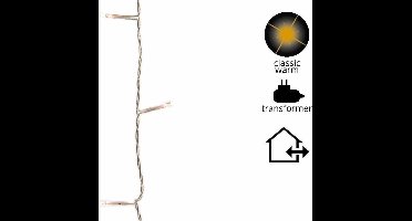 LED rice lights transparant 180 klassiek warm