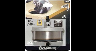 Piranha Gatenzaag 5x (68,74,80,90,100) HCS 68 - 100mm X81025