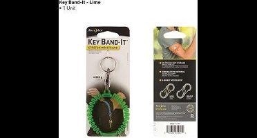 NITE IZE Key Band-It Stretch Wristband - Lime groen