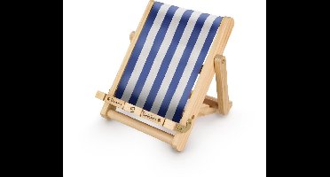 Deckchair Bookchair Stripy Blue