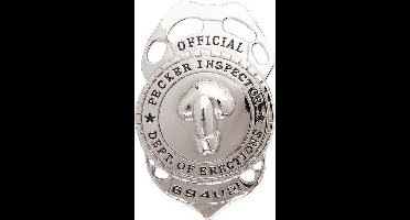 Politie badge piemel inspecteur