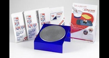 Antislipmat - 14 x 14 cm - Blauw - Adhome