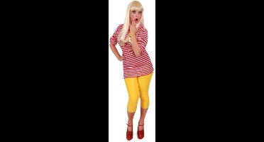 Dorustrui rood-wit Maat 48(dames) - 58(heren)