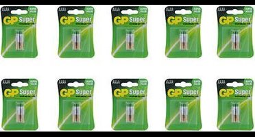20 GP AAAA Alkaline Batterijen