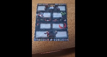 Avengers 8 schooletiketten 8x4cm